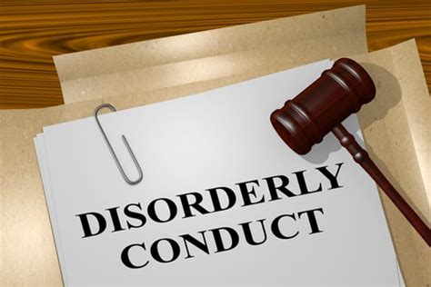 what does disorderly mean.